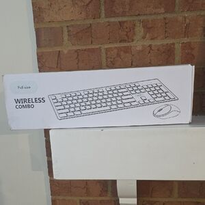 Wireless Keyboard and Mouse Combo